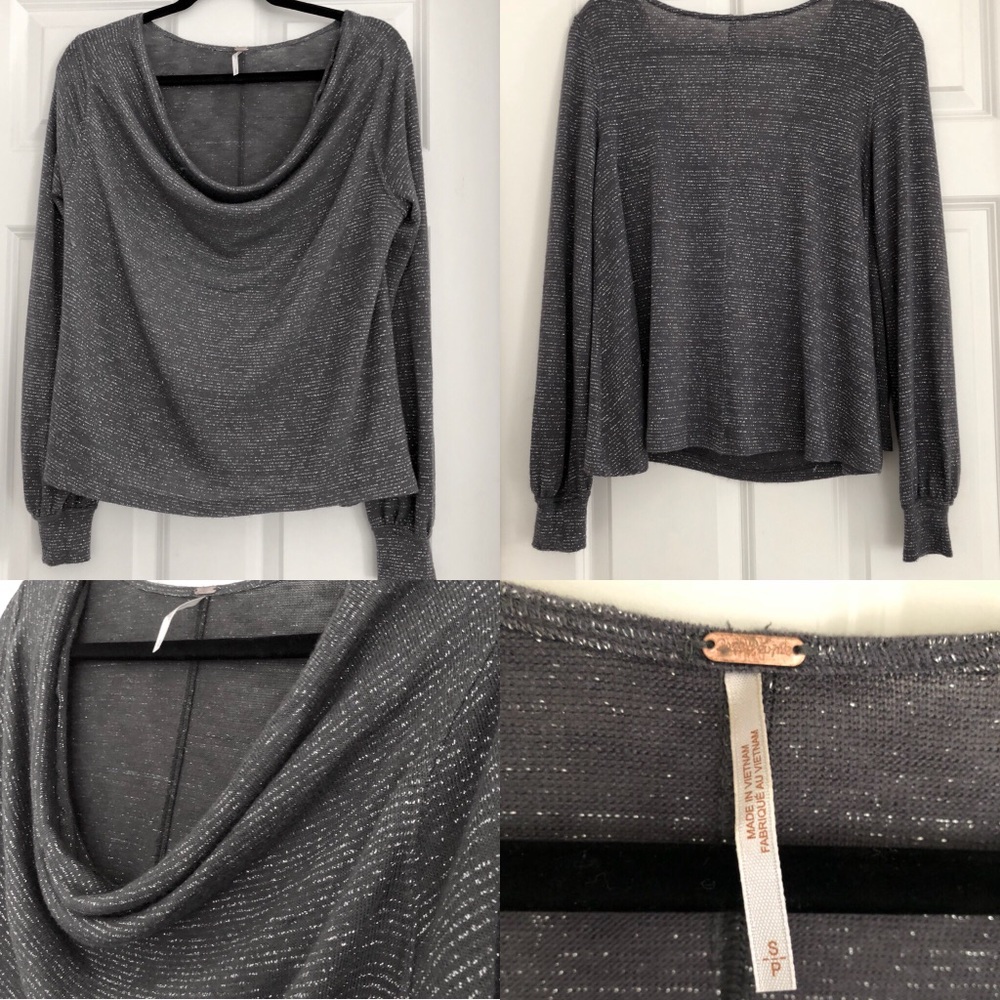 Free People Touch of Sparkle top (size S)